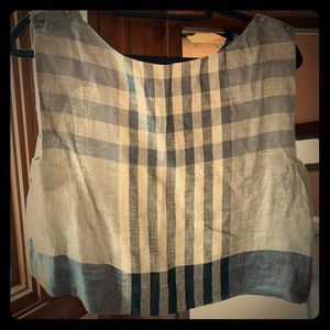 Perry Ellis vintage linen tank top